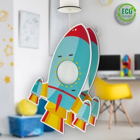 Rocket MDF παιδικό φωτιστικό οροφής (63357) Ango