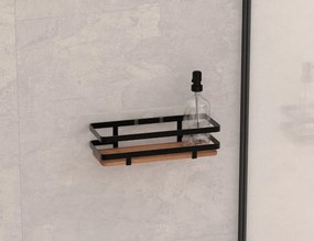 Ράφι μπάνιου 5five blackacia - 25.5x10x8cm