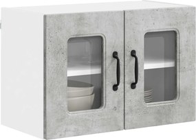 vidaXL Πάνελ πλυντηρίου πιάτων Kalmar 2 pcs Σκυρόδεμα Γκρι
