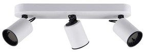 Φωτιστικό Οροφής-Σποτ Pago 41x15x7cm White Mat-Black 803500331 Trio Lighting Μέταλλο,Πλαστικό