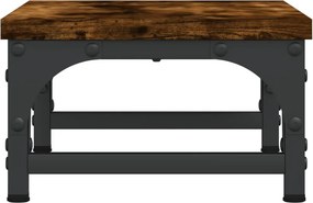 vidaXL Βάση Οθόνης Καπνιστή Δρυς 37x23x14 εκ. από Επεξεργασμένο Ξύλο