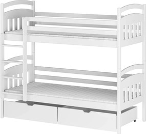 GABI 80x180 white bunk bed Lano Furniture