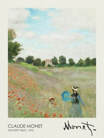 Αναπαραγωγή The Poppy Field near Argenteuil (1873), Claude Monet