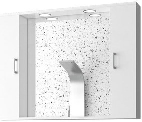 Καθρέπτης Drop Ritmo 95-Λευκό