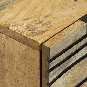 vidaXL Σετ Μπουφέδων 2 pcs Φυσικό 120 x 33,5 x 75 εκ