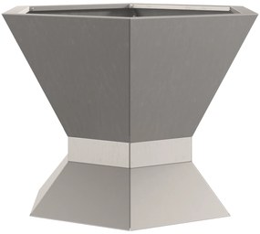 vidaXL Εστία Φωτιάς Εξαγώνια 50x50x40 εκ. Από Χάλυβα Ανθεκτικού στις Καιρικές Συνθήκες