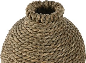 Βάζο Home ESPRIT Φυσικό Τροπικό 15 x 15 x 32 cm