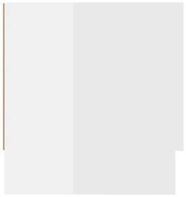 Ντουλάπα Γυαλιστερό Λευκό 100 x 32,5 x 35 εκ. από Μοριοσανίδα - Λευκό
