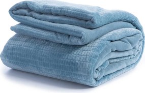 Κουβερτοπάπλωμα Υπέρδιπλο (240x220) Nef-Nef Homeware Ezra Blue