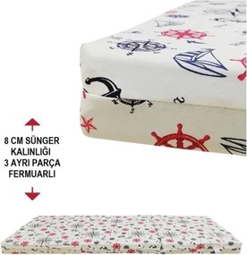 Stewehome Στρώμα δαπέδου πτυσσόμενο αδιάβροχο Μονό 180x80x8 cm