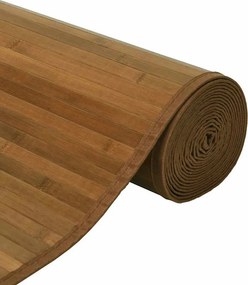 vidaXL Χαλί Ορθογώνιο Καφέ 70 x 400 εκ. Μπαμπού