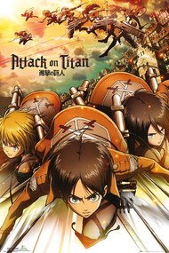 Αφίσα Attack on Titan (Shingeki no kyojin) - Attack, (61 x 91.5 cm)