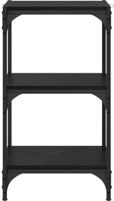 vidaXL Βιβλιοθήκη Μαύρη δρυς 40 x 33 x 70,5 εκ.