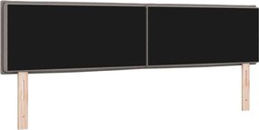 vidaXL Κεφαλάρι με κεφαλάρι Taupe 180 cm Τεχνητό Δέρμα