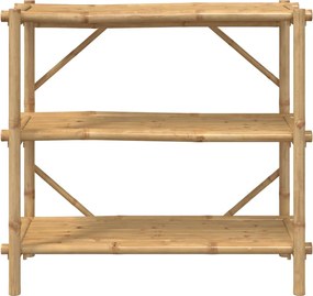 vidaXL Ραφιέρα 3 Επιπέδων 100x40x90 εκ. από Μπαμπού