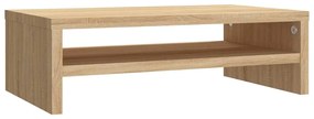 vidaXL Βάση Οθόνης Χρώμα Sonoma Δρυς 42 x 24 x 13 εκ. από Επεξ. Ξύλο