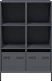 vidaXL Ντουλάπι Ανθρακί 68x39x103,5 εκ. από Χάλυβα