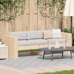 vidaXL Καναπές Κήπου Καφέ 185.5 x 60 x 62 εκ. Μασίφ ξύλο πεύκου
