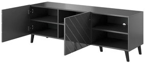 TV stand 150 ABETO mat grey/ gloss grey DIOMMI CAMA-ABETO-RTV-150-GRA/GRA