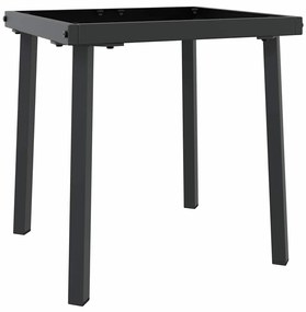 vidaXL Ήλιος Λάουτζερ 3 pcs Μαύρο και Λευκό 40 x 40 x 40.5 εκ