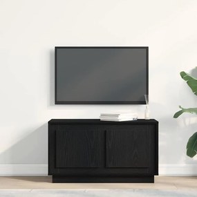 vidaXL Έπιπλο Τηλεόρασης Μαύρη δρυς 80 x 35 x 45 cm Επεξεργασμένο ξύλο