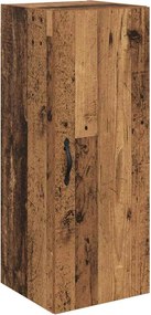 vidaXL Επιτοίχιο ντουλάπι Παλιό Ξύλο 34,5 x 34 x 90 εκ.
