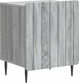 vidaXL Κομοδίνο 2 τεμ. Γκρι Sonoma 43 x 34,5 x 52 εκ