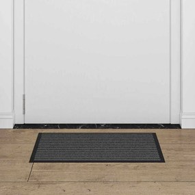 vidaXL Χαλάκι Εξώπορτας Μαύρο 40 x 60 cm Πολυπροπυλένιο