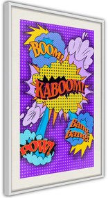 Αφίσα - Kaboom! Boom! Pow! - 40x60 - Μαύρο - Χωρίς πασπαρτού