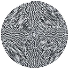 Σουπλά 07.160728A Φ38cm Βαμβακερό Black 100% Cotton