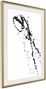 Αφίσα - Ink Splash - 30x45 - Χρυσό - Με πασπαρτού