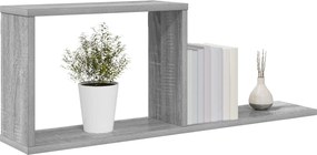 vidaXL Κρεμαστά ράφια 2 pcs Γκρι Sonoma 80 x 15 x 30 εκ