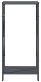 Ράφι για καυσόξυλα Ανθρακί 34x25x70 cm Ατσάλι ψυχρής έλασης - Ανθρακί