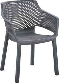 ΠΟΛΥΘΡΟΝΑ ΠΟΛΥΠΡΟΠΥΛΕΝΙΟΥ PEGGY HM6368.10 ΓΚΡΙ 60x55x79Υεκ