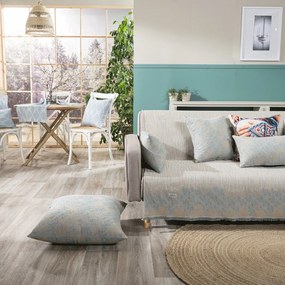 Ριχτάρι Felicia 05 Blue Teoran Three-Seater 180x300cm Cotton-Polyester