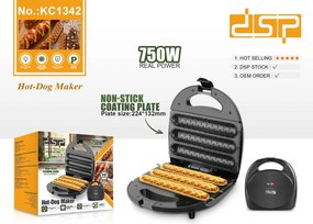 Συσκευή ψησίματος βάφλας Hot Dog - KC1342 - DSP - 618489