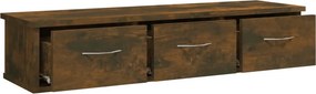 vidaXL Ντουλάπι Τοίχου Καπνιστή Δρυς 88x26x18,5 εκ. Επεξεργασμένο Ξύλο