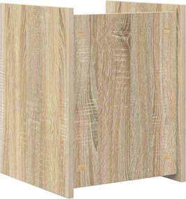 vidaXL Ράφι Περιοδικών Δρύς Sonoma 35 x 35 x 45 εκ Επεξεργασμένο ξύλο
