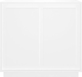 vidaXL Ντουλάπι Λευκό 80 x 34 x 75 εκ. από Επεξεργασμένο Ξύλο