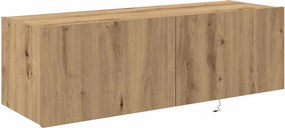 vidaXL Ντουλάπι Τηλεόρασης Τοίχου 100 x 35 x 31 cm Artisan Oak