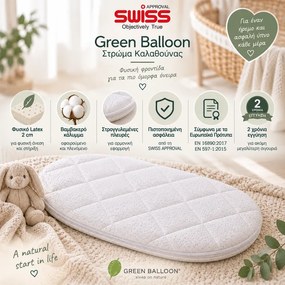 Candia Στρώμα Καλαθούνας Green Balloon