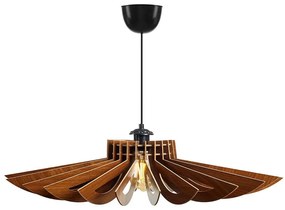 Φωτιστικό Οροφής 390FLH1555 Φ52x45cm 1xE27 40W Walnut Opviq