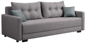 Sofa - Bed Enco Grey - Green 220x88x77 cm