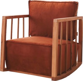 Wing Chair Sallanan - Cinnamon Cinnamon