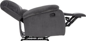 ΠΟΛΥΘΡΟΝΑ RELAX DIONI HM3296.11 ΓΚΡΙ ΡΙΓΕ ΥΦΑΣΜΑ 85x90x100Υεκ.