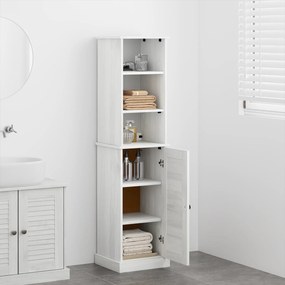 vidaXL Σετ Επίπλων Μπάνιου 2 pcs Καφέ και Λευκό 37 x 34 x 150 εκ