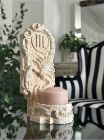 Stewehome Αντικέ διακοσμητικό μπιμπλό κηροπήγιο ζυγός 21x9x10 cm