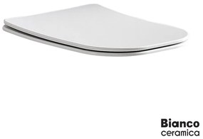 BIANCO CERAMICA 9500SC-300 Κάλυμμα Λεκάνης βακελίτη slim soft close White