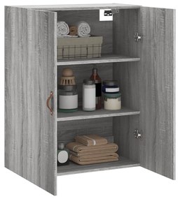 vidaXL Ντουλάπι Τοίχου Γκρι Sonoma 69,5 x 34 x 90 εκ.