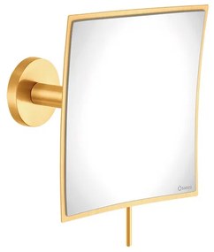 Καθρέπτης Μεγεθυντικός Επτοίχιος Μεγέθυνση x3 Brushed Gold 24K Sanco Cosmetic Mirrors MR-202-AB5